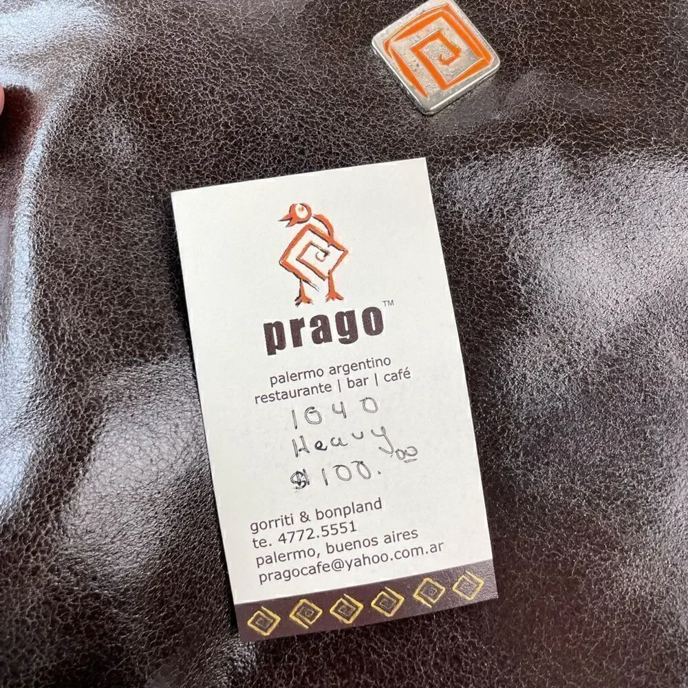 NWT Prago Brown Leather Satchel or Shoulder Bag